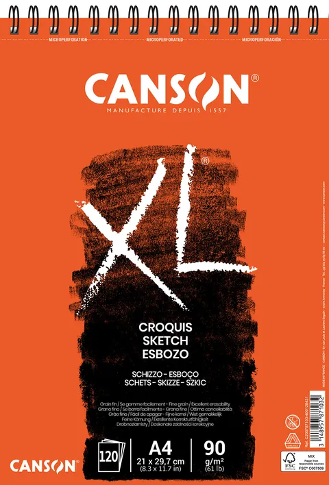 CANSON XL Croquis Album spiralé – Nuovo