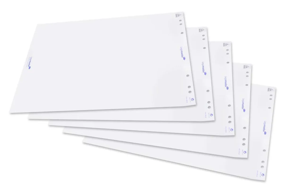 Legamaster 1560 00 Pack di 5 Blocchi Carta Bianca