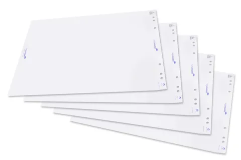Legamaster 1560 00 Pack di 5 Blocchi Carta Bianca