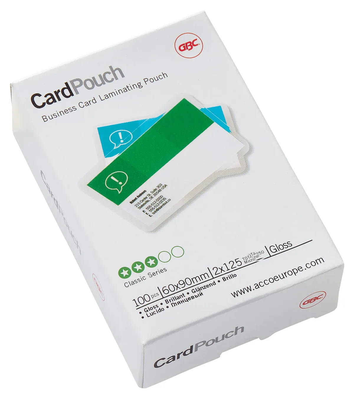 GBC LAM POUCH 83X113MM