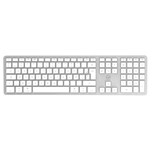 Clavier Mobility Lab AZERTY sans fil Mac – bianco argento