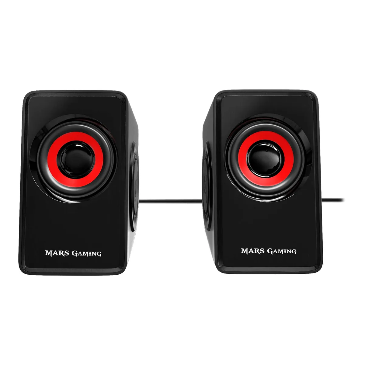 Mars Gaming MS1, Altoparlanti da Gioco 10W, sSubwoofer, 3.5mm Jack e