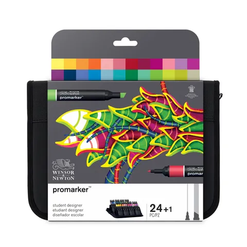 Winsor & Newton Promarker 24 Astuccio Student Set