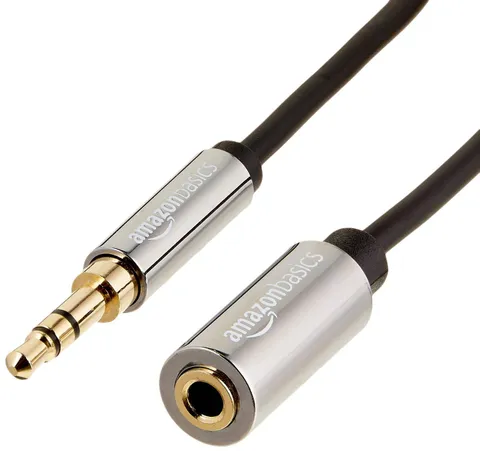 Amazon Basics Rallonge audio stéréo 3,5 mm Auxiliaire mâle vers