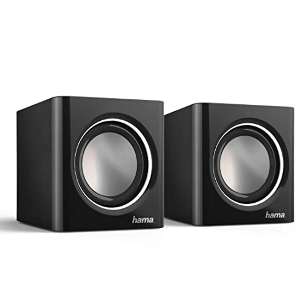 Hama Casse Sonic Mobil 185 per Notebook, RMS 2x1.6W, Connessione USB, Nero