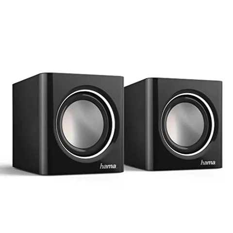 Hama Casse Sonic Mobil 185 per Notebook, RMS 2x1.6W, Connessione USB, Nero