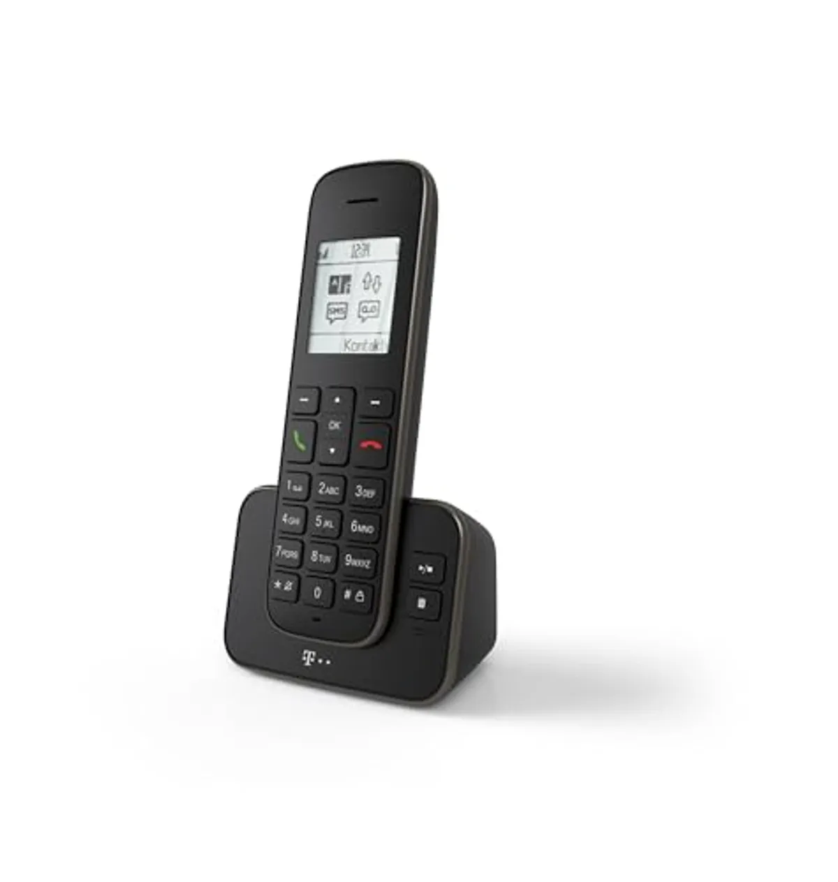 Telefono cordless Telekom Sinus A207 (con segreteria telefonica) nero