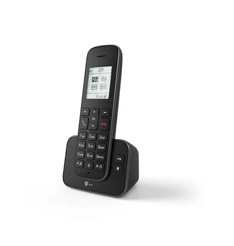 Telefono cordless Telekom Sinus A207 (con segreteria telefonica) nero