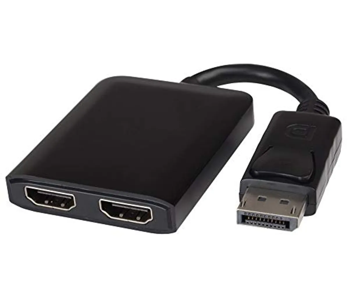 PremiumCord MST - Adattatore DisplayPort a 2x HDMI, funzione specchio esteso, video 4K @ 30Hz UHD 2160p, Full HD 1080p 60Hz, lunghezza: 20cm, nero