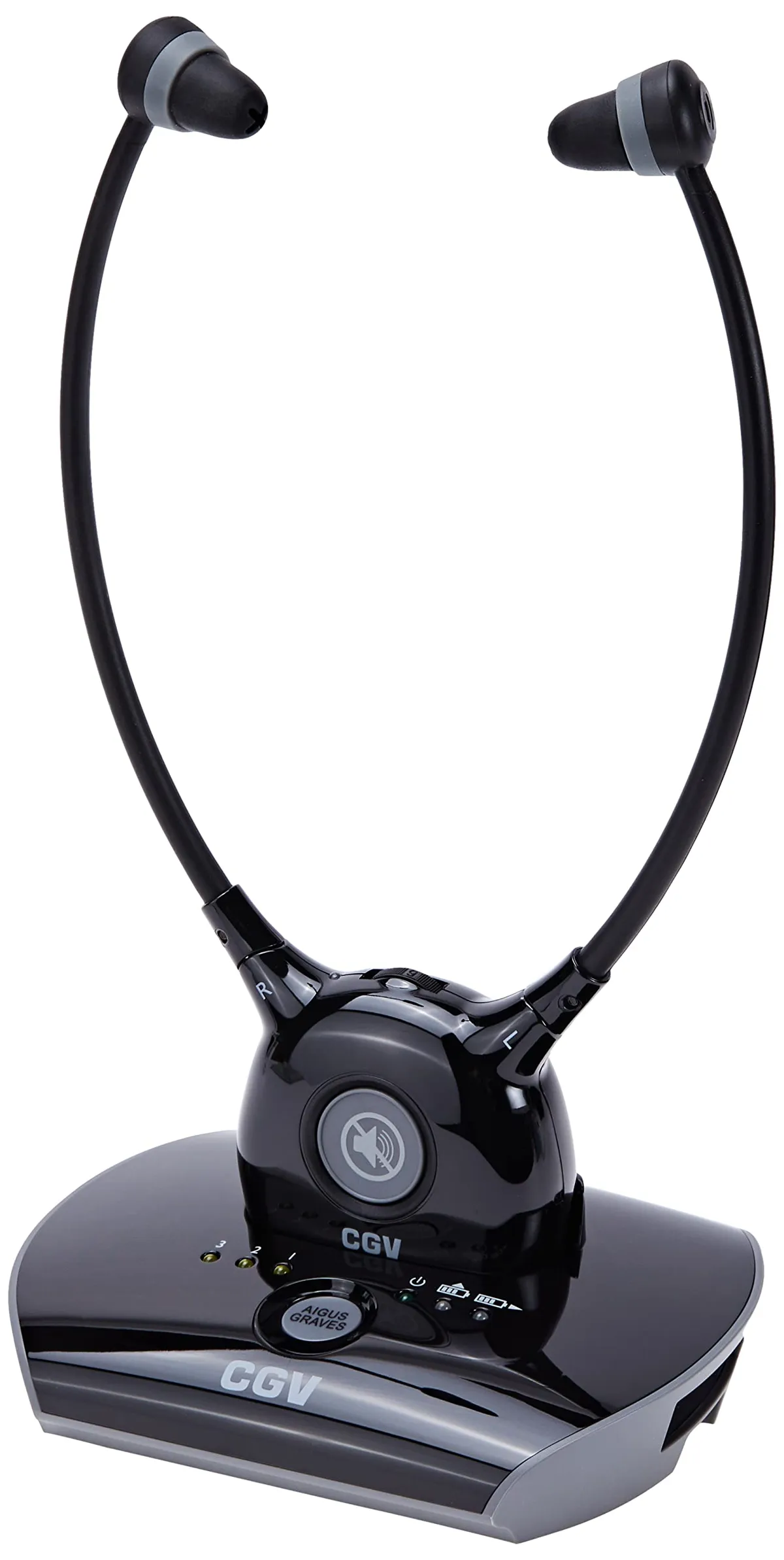 CGV HEL DOLFIN Casque TV sans Fil avec Assistant auditif spécial