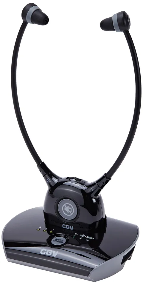 CGV HEL DOLFIN Casque TV sans Fil avec Assistant auditif spécial
