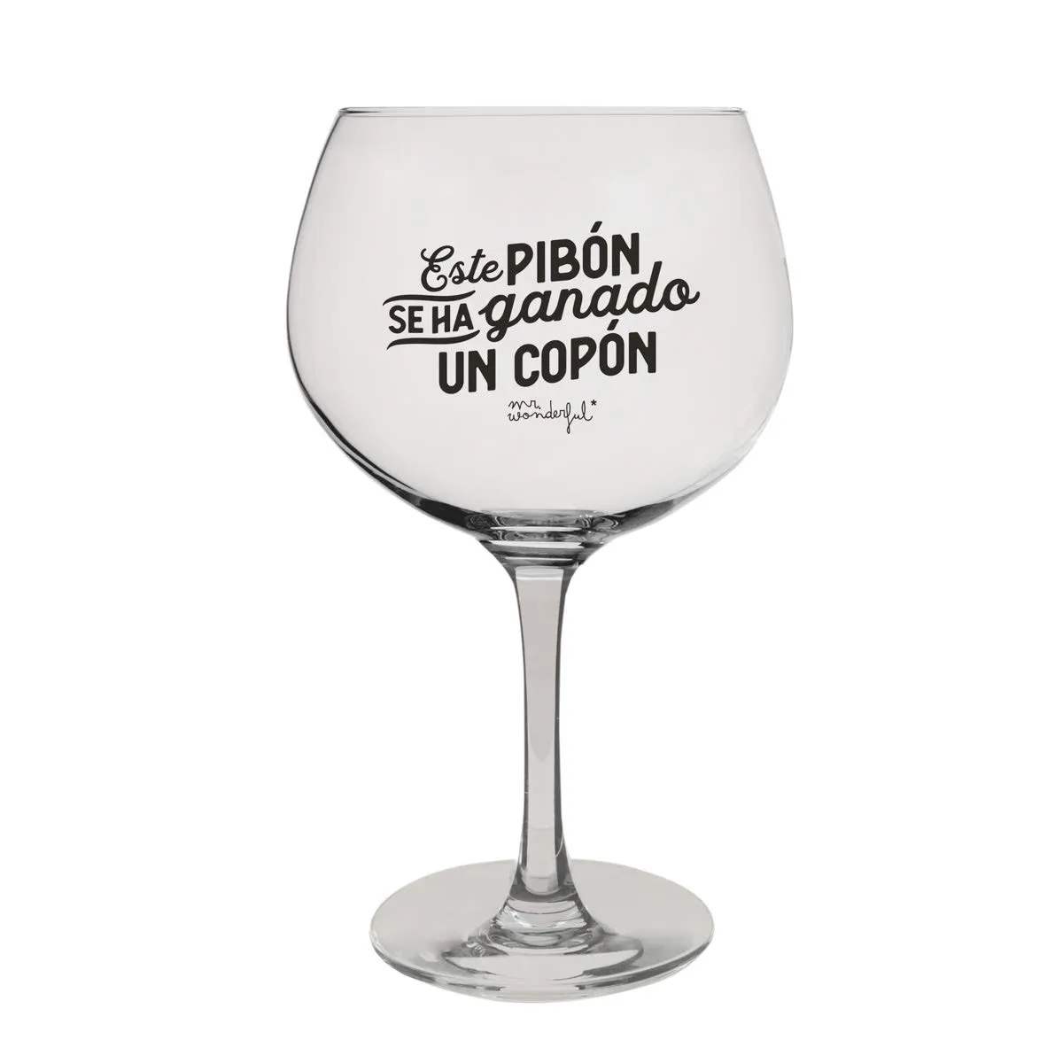 Copa de balón di vetro Mr. Wonderful – Come nuovo