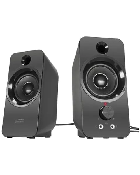 Speedlink DAROC Stereo Speaker, USB, jack audio stereo da 3,5 mm, nero