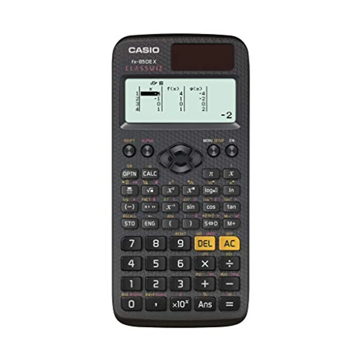 Casio FX-85DE X ClassWiz - Calcolatrice tecnico-scientifica Senza custodia protettiva Nero (TEDESCO)