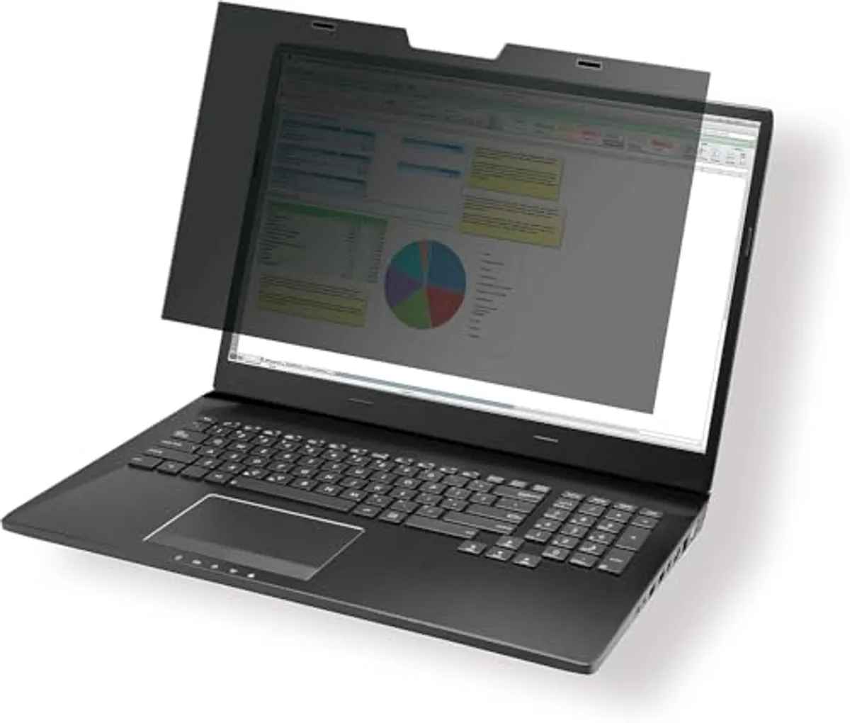 Durable Filtri Privacy Magnetic per Schermi da 14.0", Include Cartellina e Panno in Microfibra, Antracite, 514457