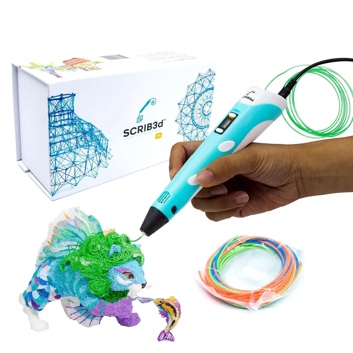 SCRIB3D P1 Stilo 3D con Filament PLA – Nuovo