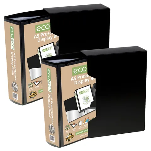 Eco065x2 Lot di 2 porte-vues A5 – Usati al 50%