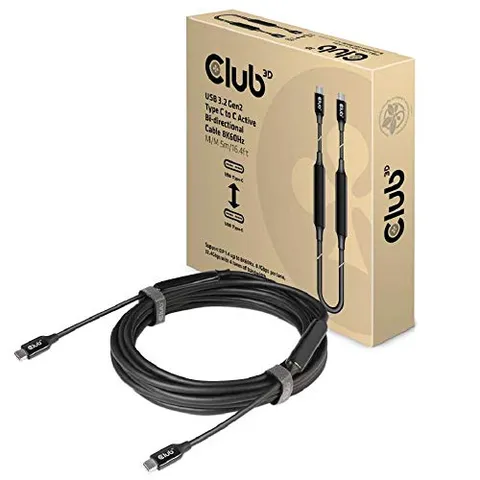 CLUB 3D CABLE DE CONEXIÃ“N USB 3.2 TIPO C TIPO C ACTIVO 5M M/M RETAIL