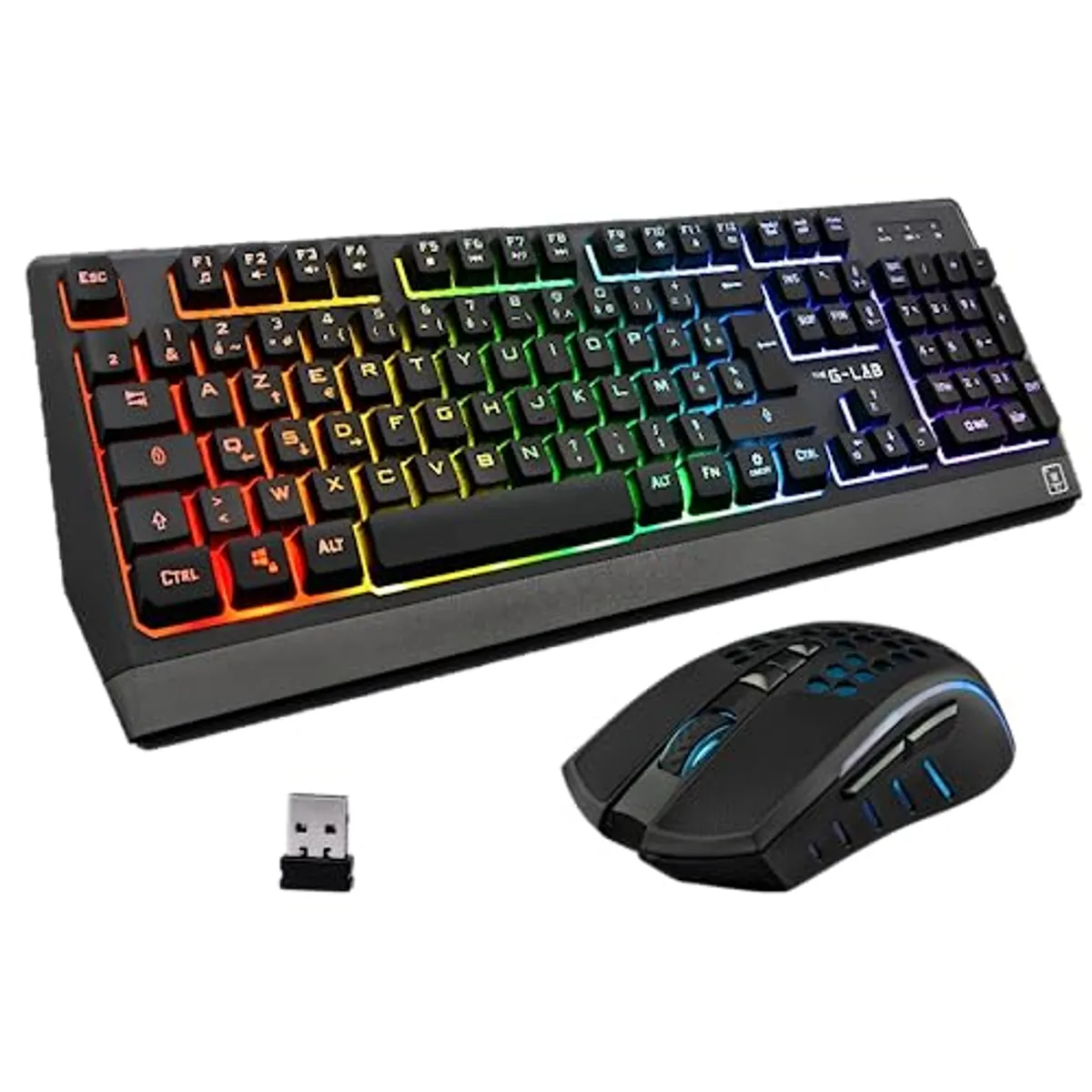 Pacchetto Giochi Wireless - Tastiera + Mouse - Francese
