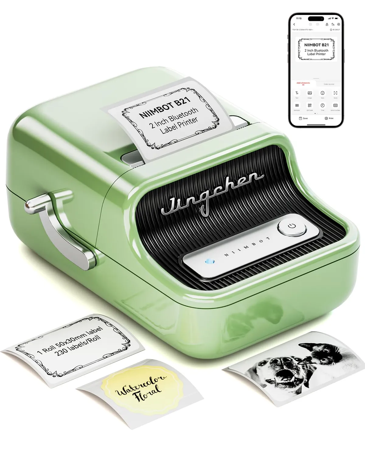 NIIMBOT Etichettatrice Vintage Verde – Come nuovo