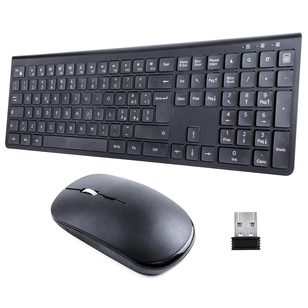 Kit tastiera e mouse wireless HomiTech – Come nuovo