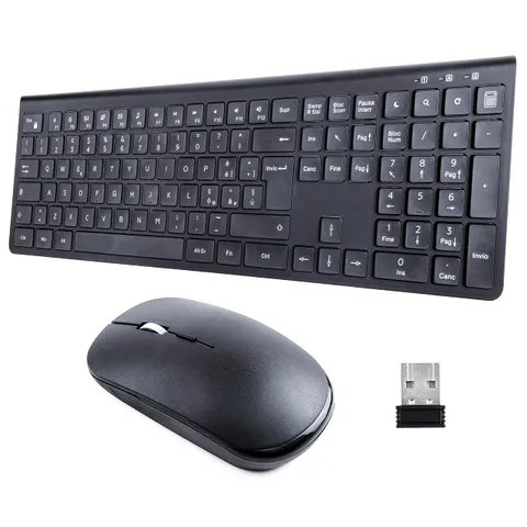 Kit tastiera e mouse wireless HomiTech – Come nuovo