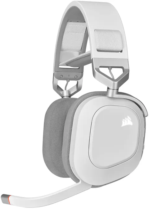 Corsair HS80 RGB WIRELESS Cuffie da Gioco Multipiattaforma — Bianco