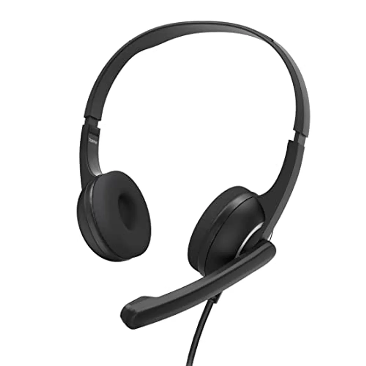 Hama HS-P150 V2 Cuffie Micro - Cuffie Jack, Microfono Incorporato, Ultra leggero, Telecomando Integrato - Nero