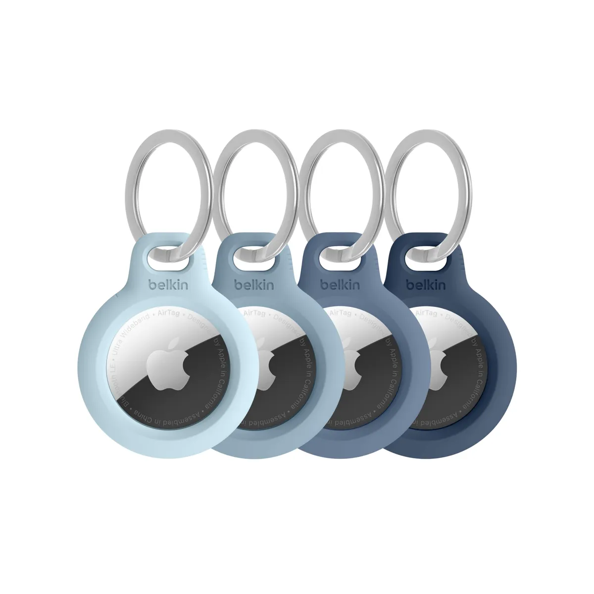 Belkin AirTag Case Keychain Pack di 4 – Come nuovo