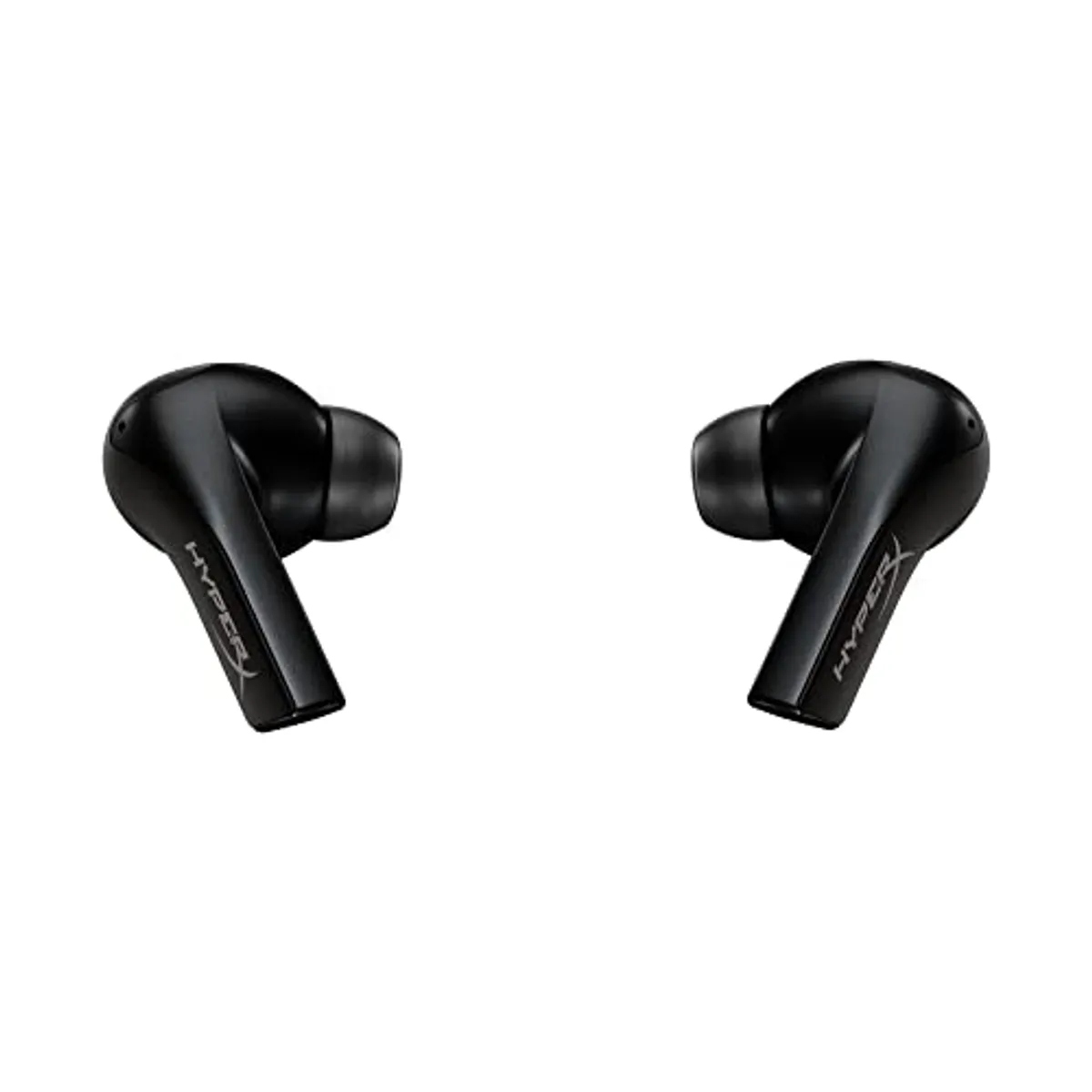 HyperX Cloud MIX Buds Auricolari, Connessione Senza Filo 2,4 GHz o Bluetooth 5.2, 3 Misure di Copriauricolari in Silicone, Microfono Integrato, Custodia di Ricarica, Fino a 33 Ore di Autonomia, Nero