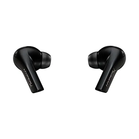 HyperX Cloud MIX Buds Auricolari, Connessione Senza Filo 2,4 GHz o Bluetooth 5.2, 3 Misure di Copriauricolari in Silicone, Microfono Integrato, Custodia di Ricarica, Fino a 33 Ore di Autonomia, Nero