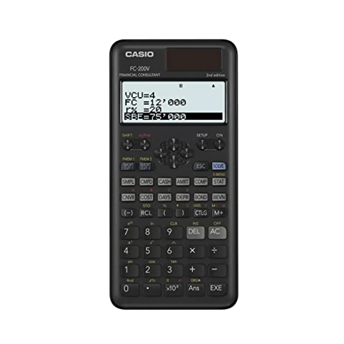 Casio Calcolatrice finanziaria Casio FC 200V2