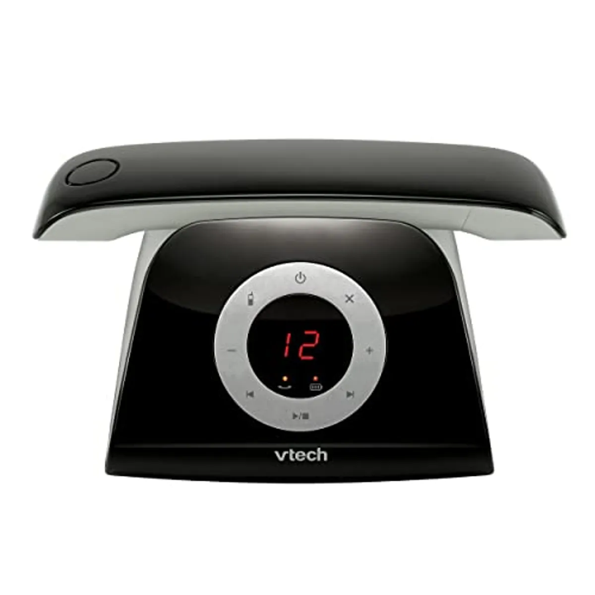 VTech VTech LS1350 Telefono cordless DECT cordless dal design retrò con segreteria telefonica digitale, blocco chiamate, funzione vivavoce e ricomposizione, display retroilluminato e tastiera