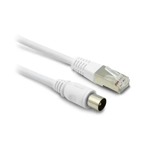 Metronic Kabel RJ45 TV Koaxial 2m – Nuovo