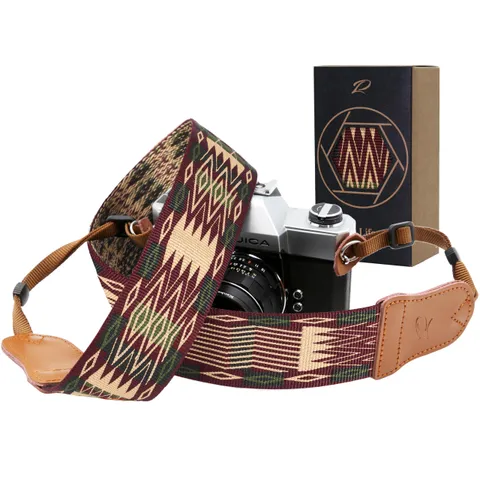 Padwa Lifestyle - Tracolla per fotocamera vintage da 5 cm di larghezza