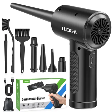 Semplificatore Polvere Aria Compressa Elettrico Nero