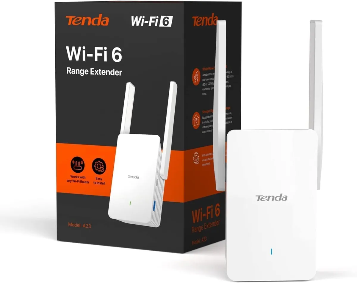 Tenda WiFi 6 WLAN Amplifier Repeater AX1500 – Nuovo