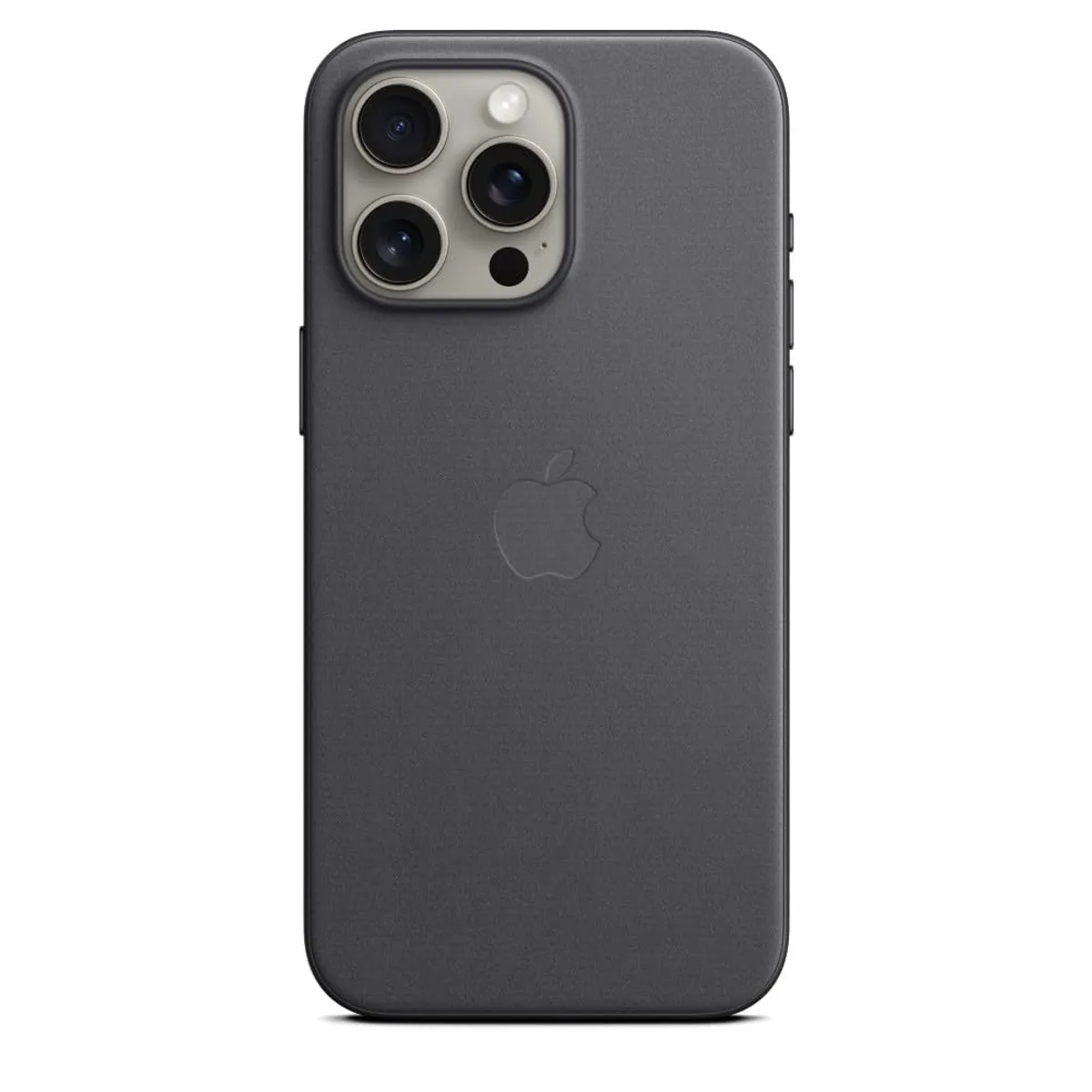 Apple Custodia MagSafe in tessuto FineWoven per iPhone 15 Pro Max - Nero ​​​​​​​