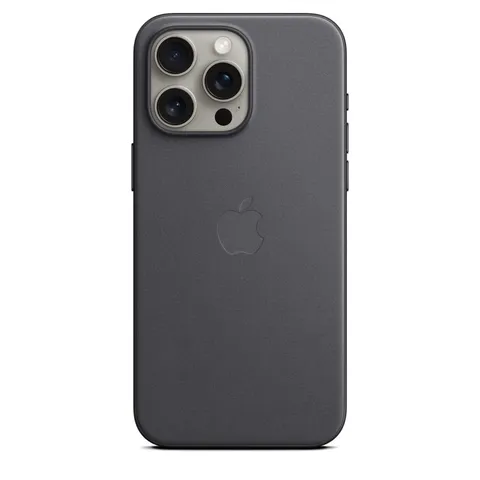 Apple Custodia MagSafe in tessuto FineWoven per iPhone 15 Pro Max - Nero ​​​​​​​