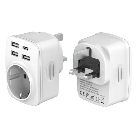 Hoppac Adaptador Enchufe UK