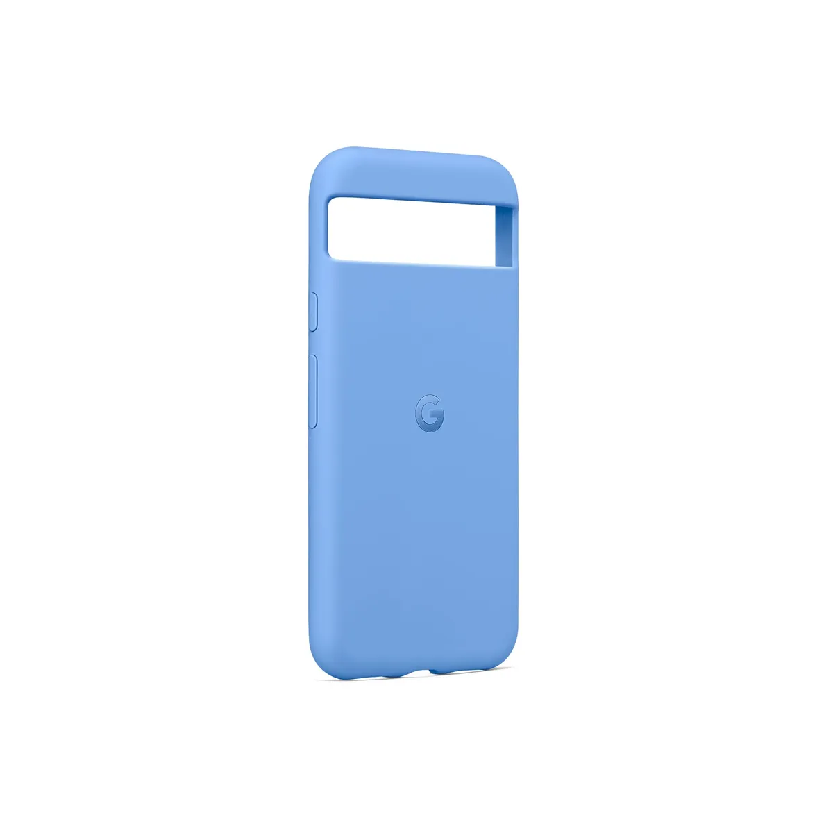 Google Cover per Pixel 8a, Silicone resistente e antimacchia, Cover per smartphone Android, Azzurro cielo