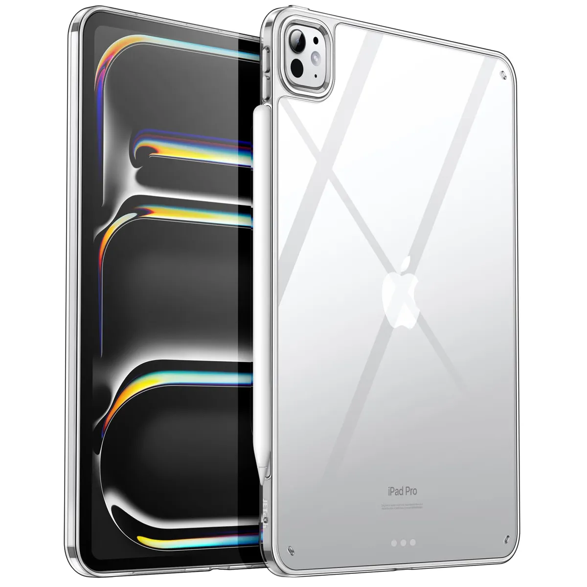 JETech Coque Clair pour iPad Pro 11 Pouces M5/M4 2025/2024 (6e/5e