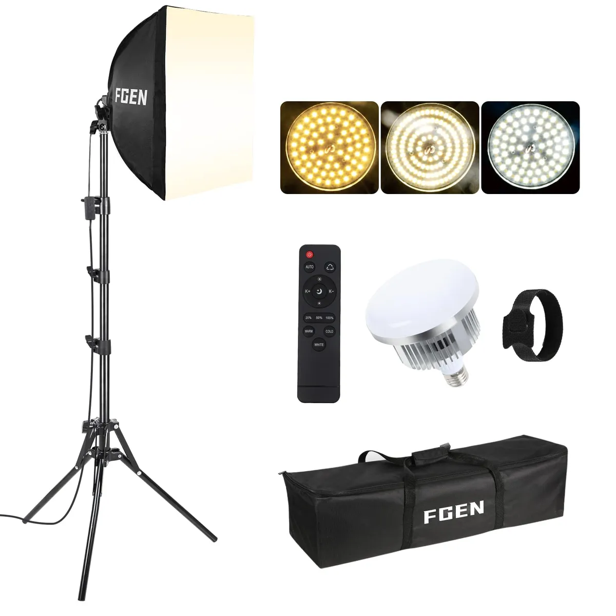 Kit softbox FGen illuminazione fotografia – Come nuovo