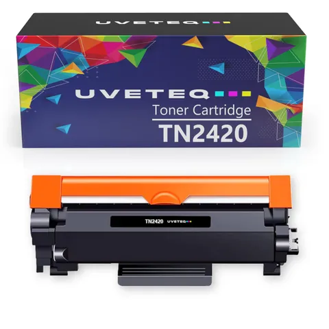 UVETEQ TN2420 Cartuccia toner compatibile per Brother TN-2420 TN-2410 per Brother DCP-L2530DW HL-L2310D HL-L2350DW HL-L2370DN HL-L2375DW MFC-L2710DN MFC-L2710DW MFC-L2730DW MFC-L2750DW (10DW Età: