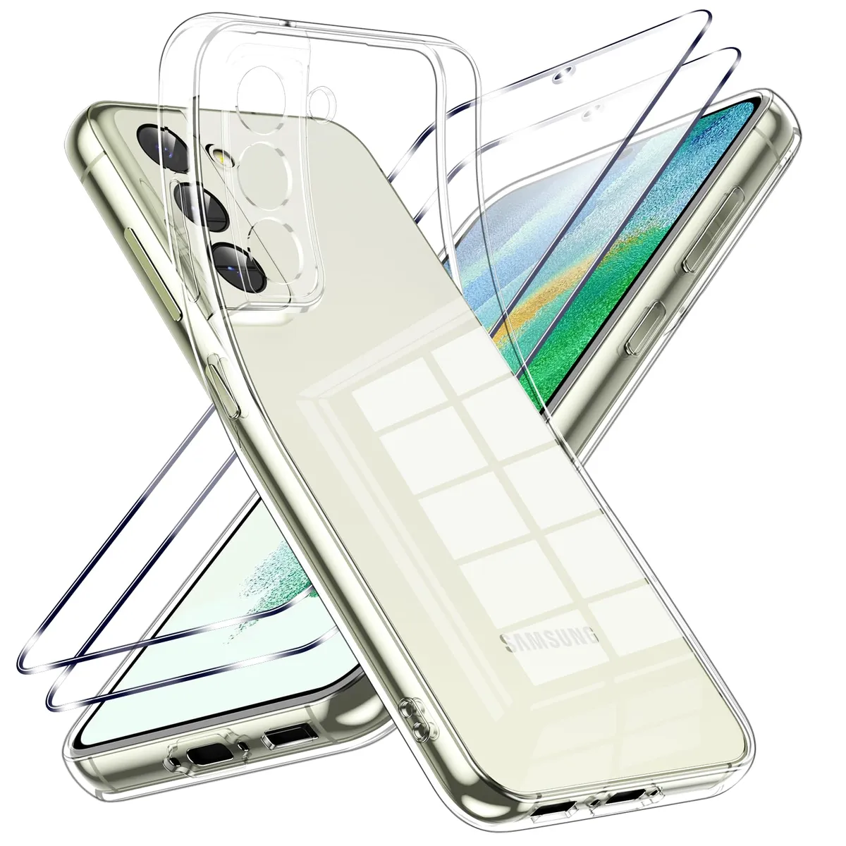 Copertina Samsung S21 FE – Protezione schermo trasparente