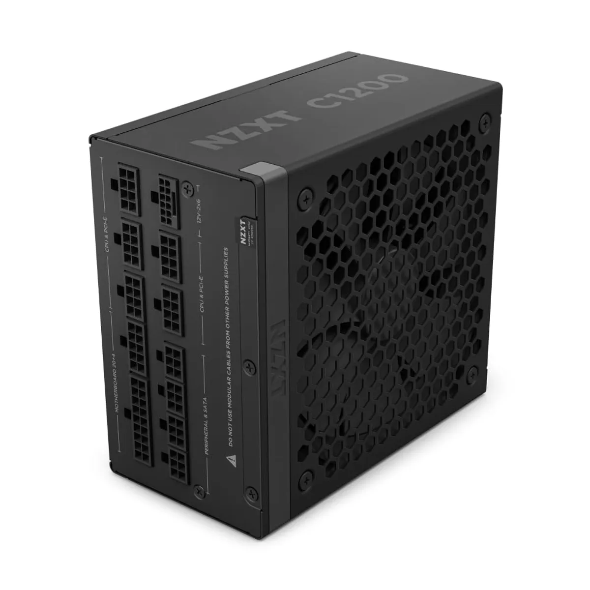 NZXT C1200 Gold ATX 3.1 - Alimentatore per PC da gaming completamente modulare a rumorosità ridotta - 1200 watt - 80 PLUS Gold - Connettore 12V-2x6 - Condensatori 100% giapponesi - Nero