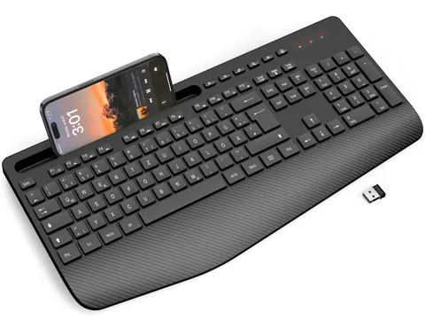 Teclado wireless con reposamuñecas – Come nuovo
