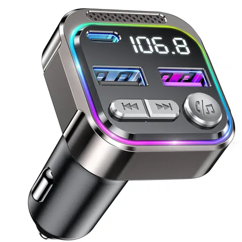GizmoVine Transmisor FM Bluetooth Coche
