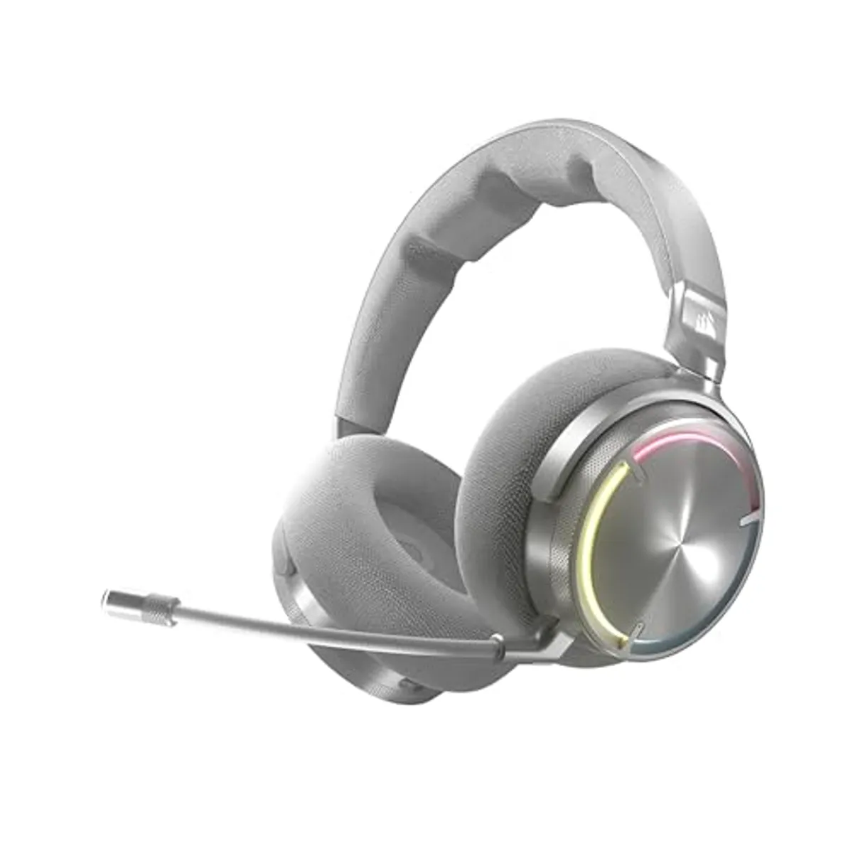 Corsair VIRTUOSO MAX WIRELESS Cuffie da Gioco con Bluetooth – Argento