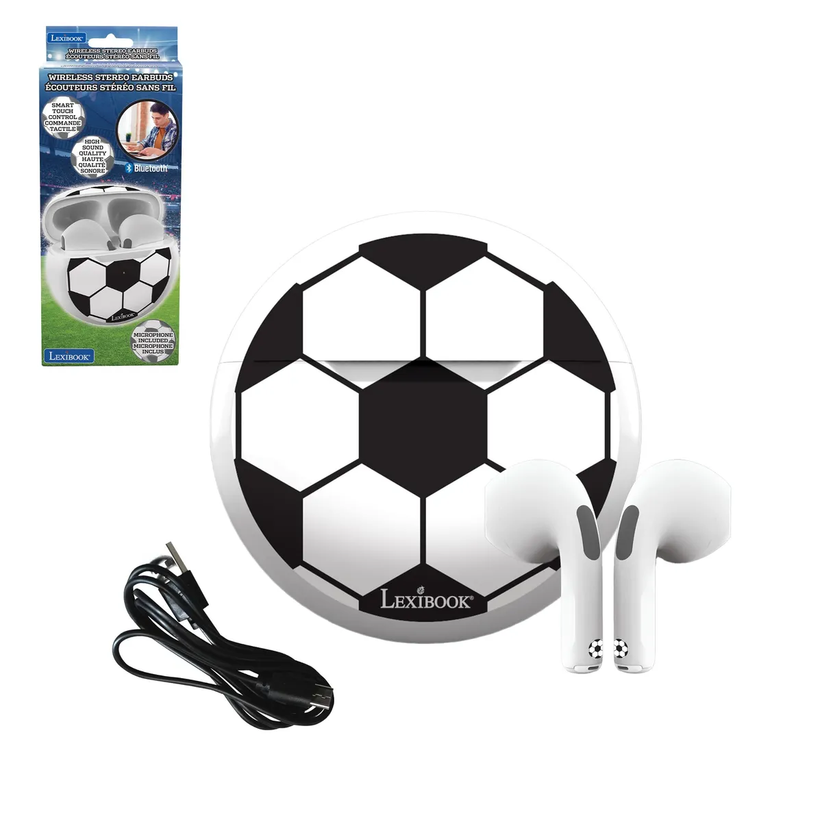LEXIBOOK Cuffie Fútbol – Come nuovo